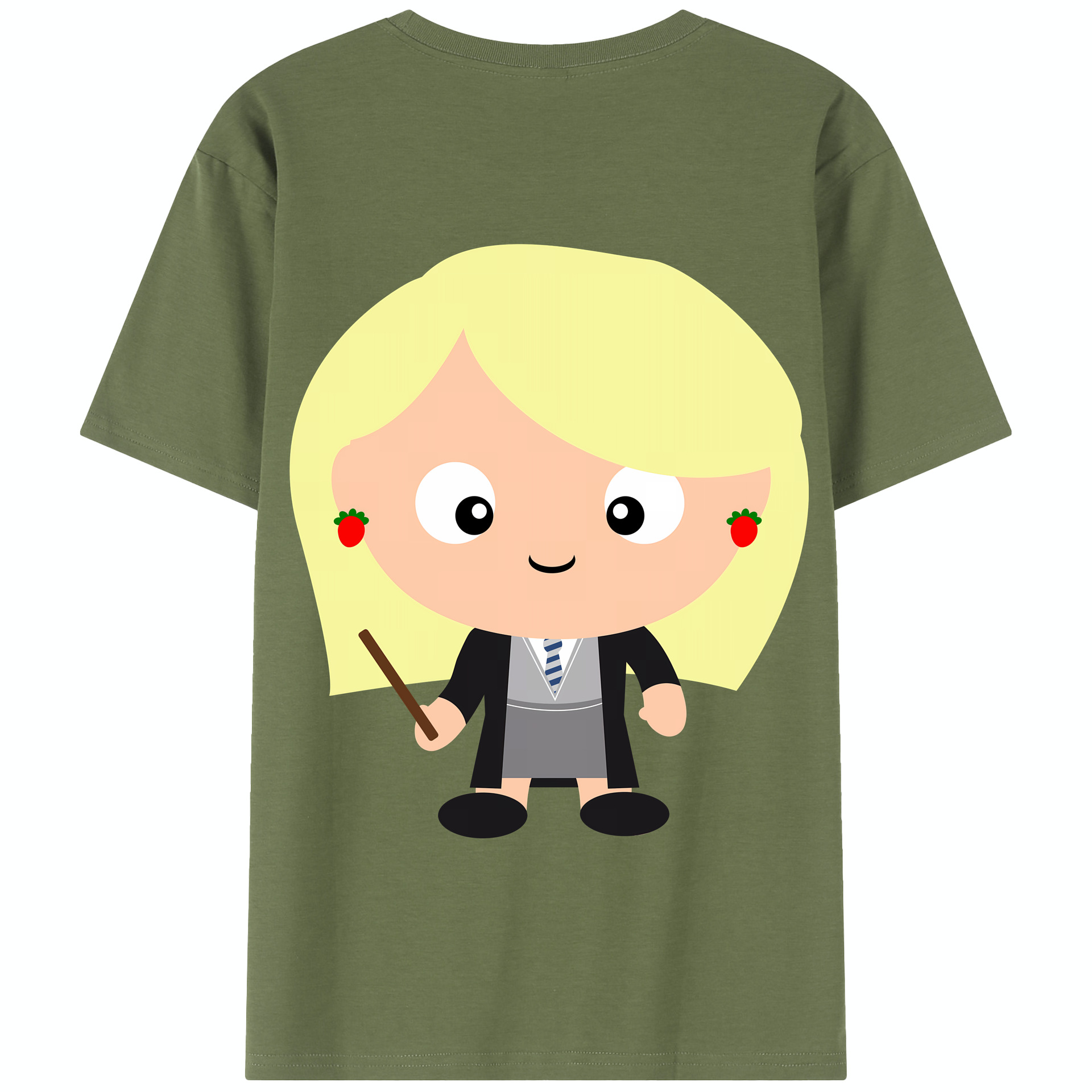 （画像用） Harry Potter ハリー・ポッターシリーズ 綿100％半袖Tシャツ（背面プリント）